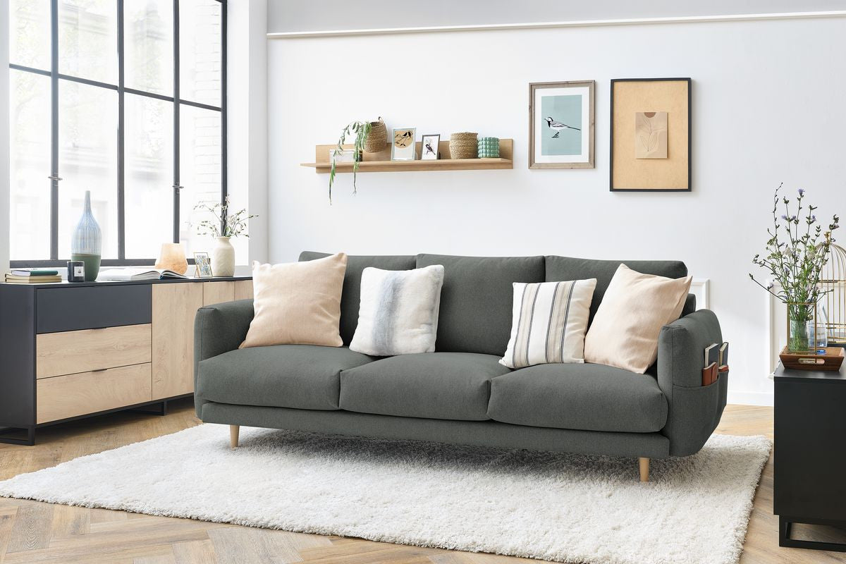 Sofa prosta stała 4-osobowa ZEBULON