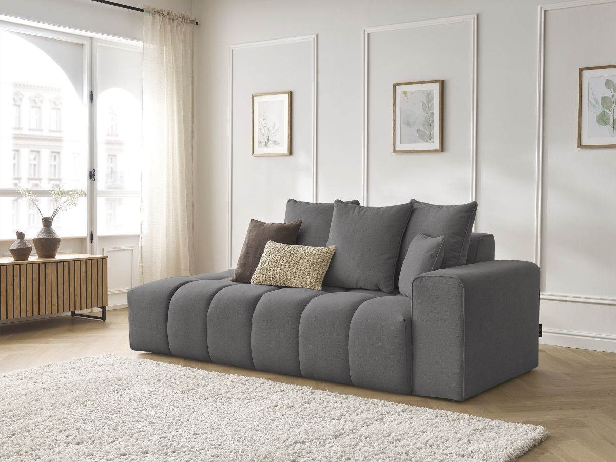 Sofa nierozkładana MONT-BLANC tkanina melanżowa