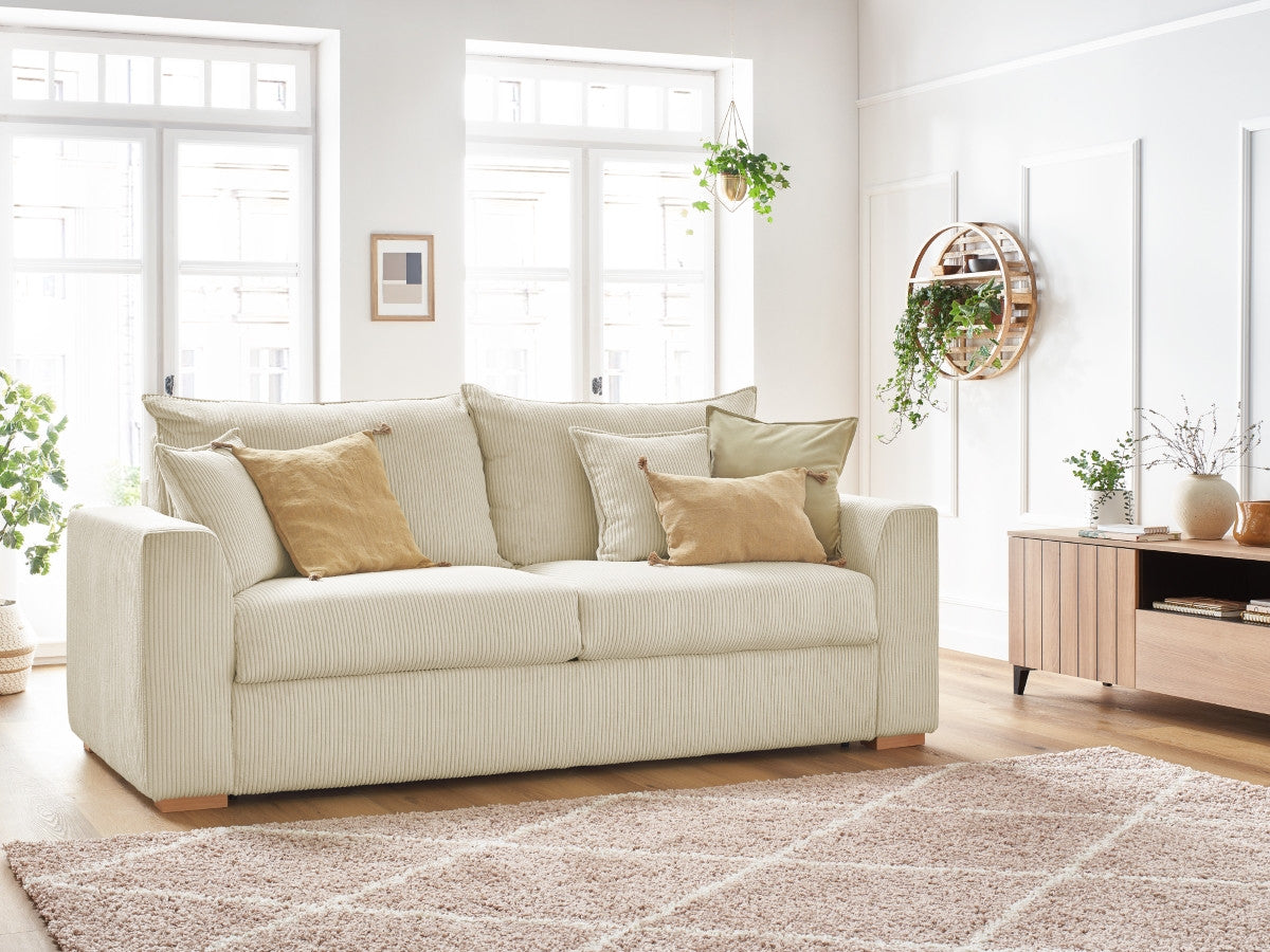 Sofa rozkładana z systemem włoskim AUGUSTIN sztruks