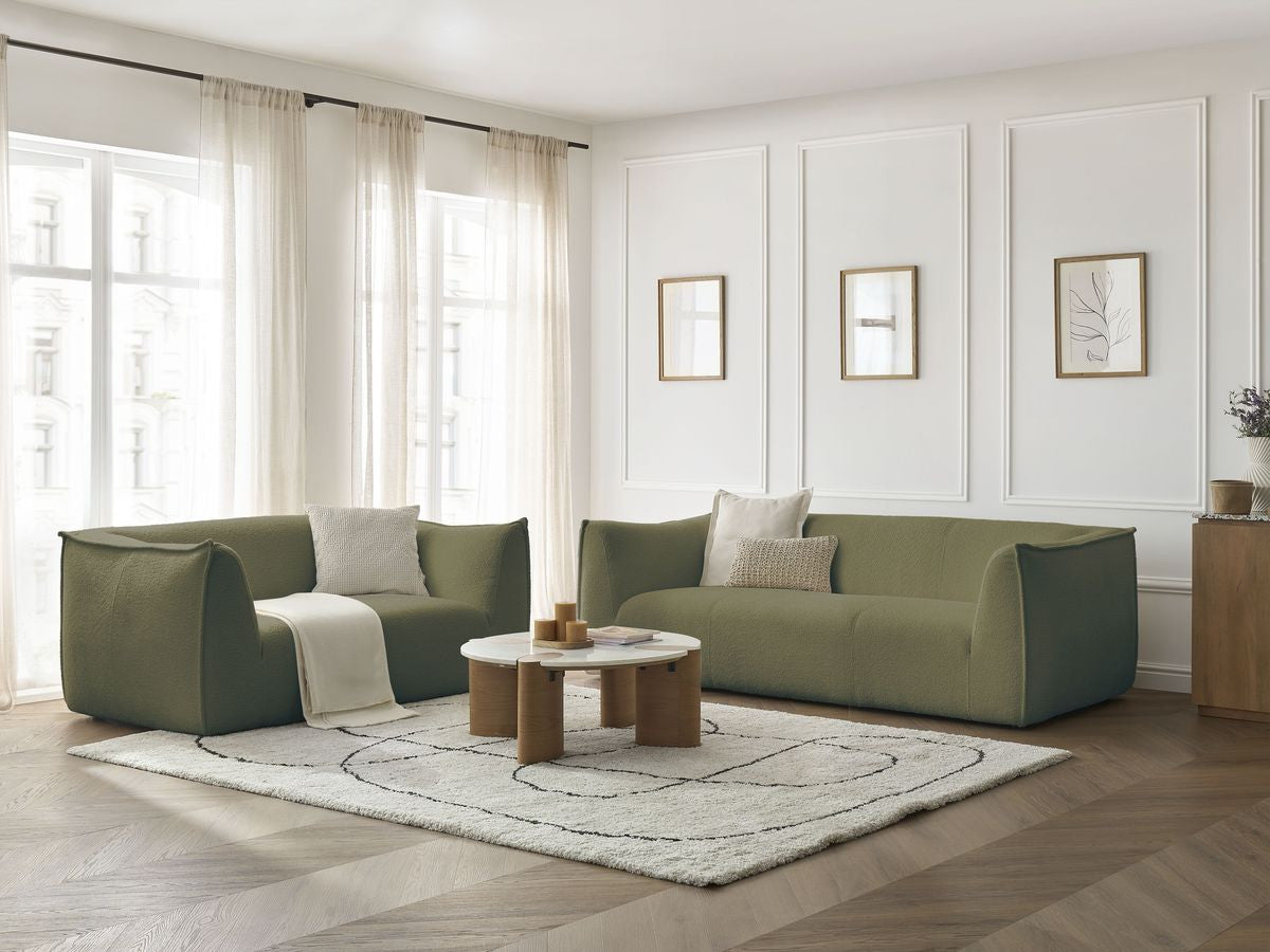 Zestaw Sofa nierozkładany 3+2-osobowymi GIORGIA tkanina bukla