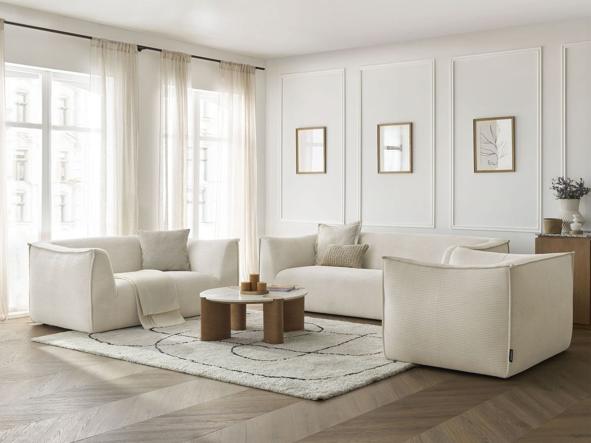 Zestaw Sofa nierozkładany 3+2-osobowymi + Fotel GIORGIA sztruks