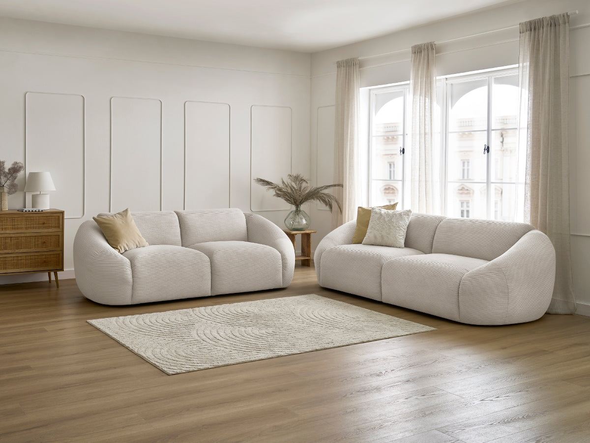 Zestaw Sofa nierozkładany 3+2-osobowymi TINA sztruks