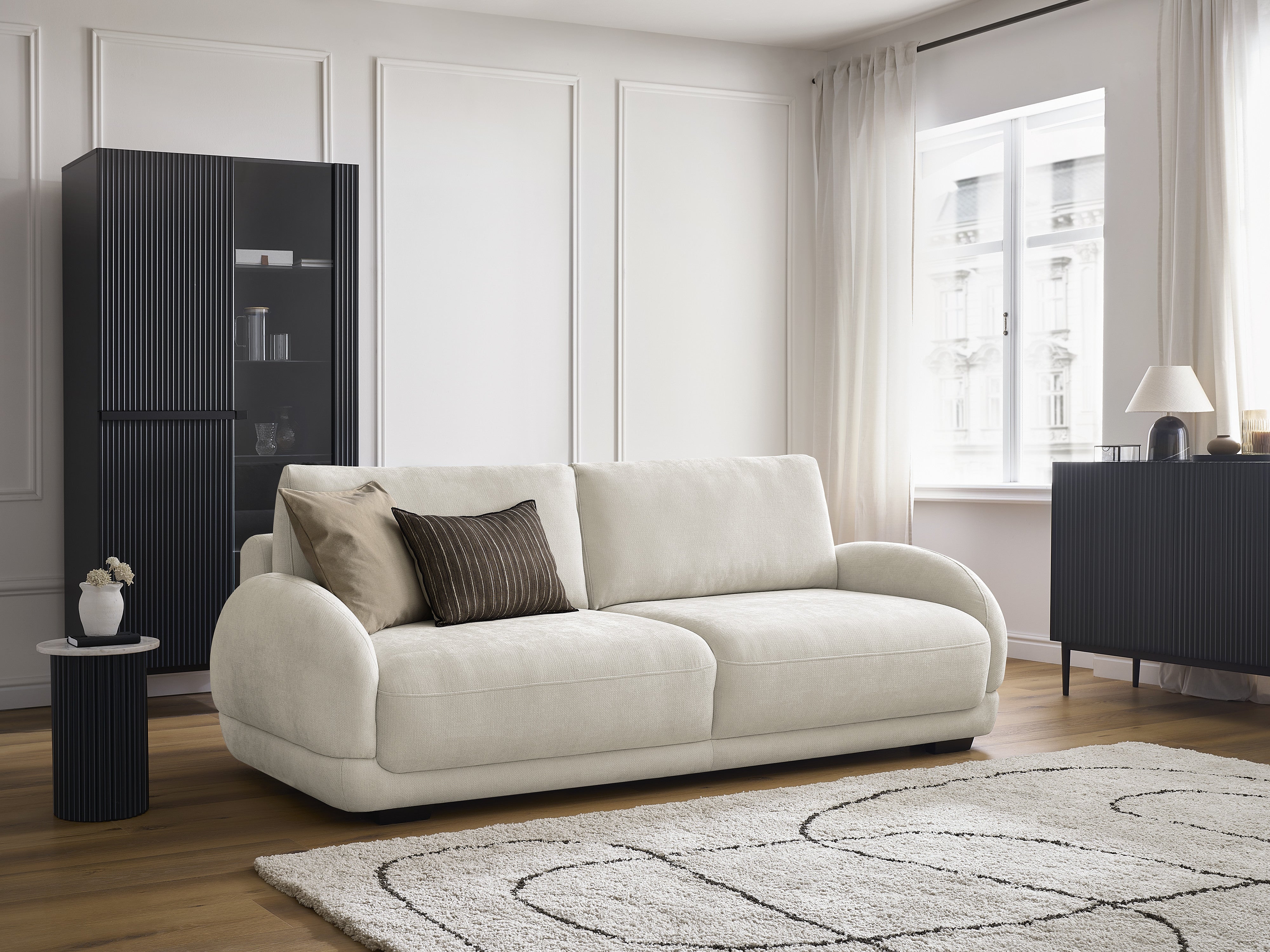 Sofa rozkładana z pojemnikiem MONICA