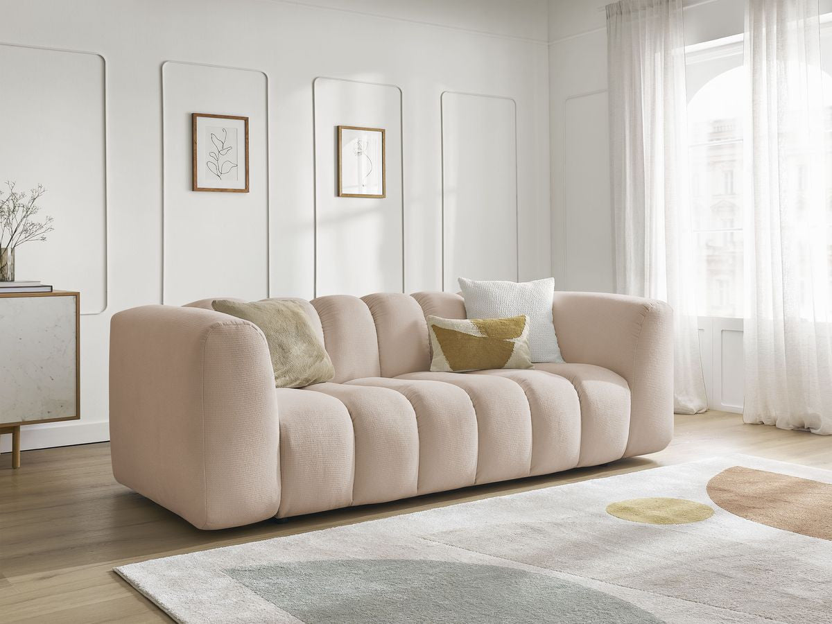 Sofa 3-osobowa nierozkładana TALIA tkanina melanżowa