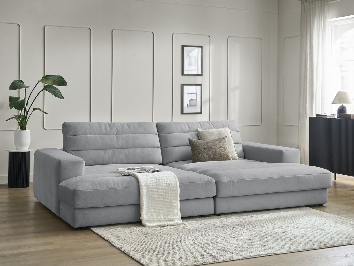 Sofa nierozkładana 4-osobowa SIERRA z głębokim siedziskiem welur
