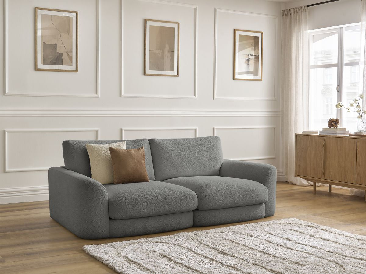 Sofa nierozkładana LEONORE tkanina bukla