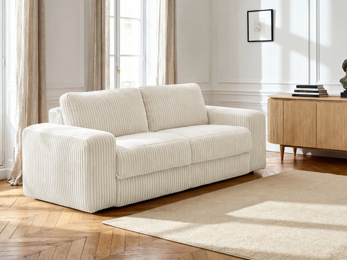 Sofa rozkładana IBIZA z systemem włoskim sztruks