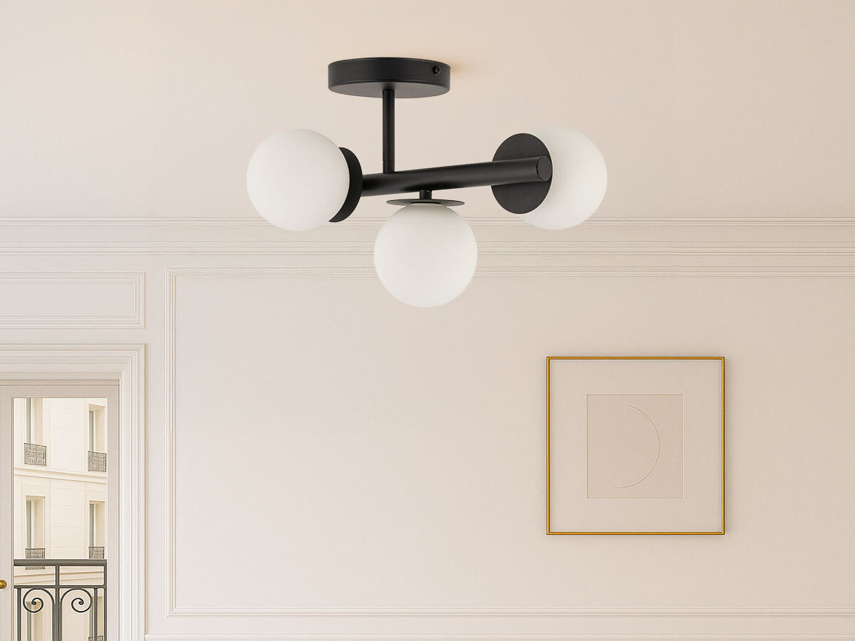 Lampa sufitowa LYA ze stali