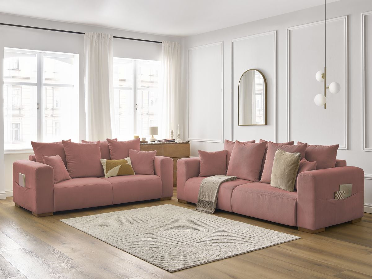 Zestaw Sofa nierozkładany 3+2-osobowymi SIDONIE sztruks