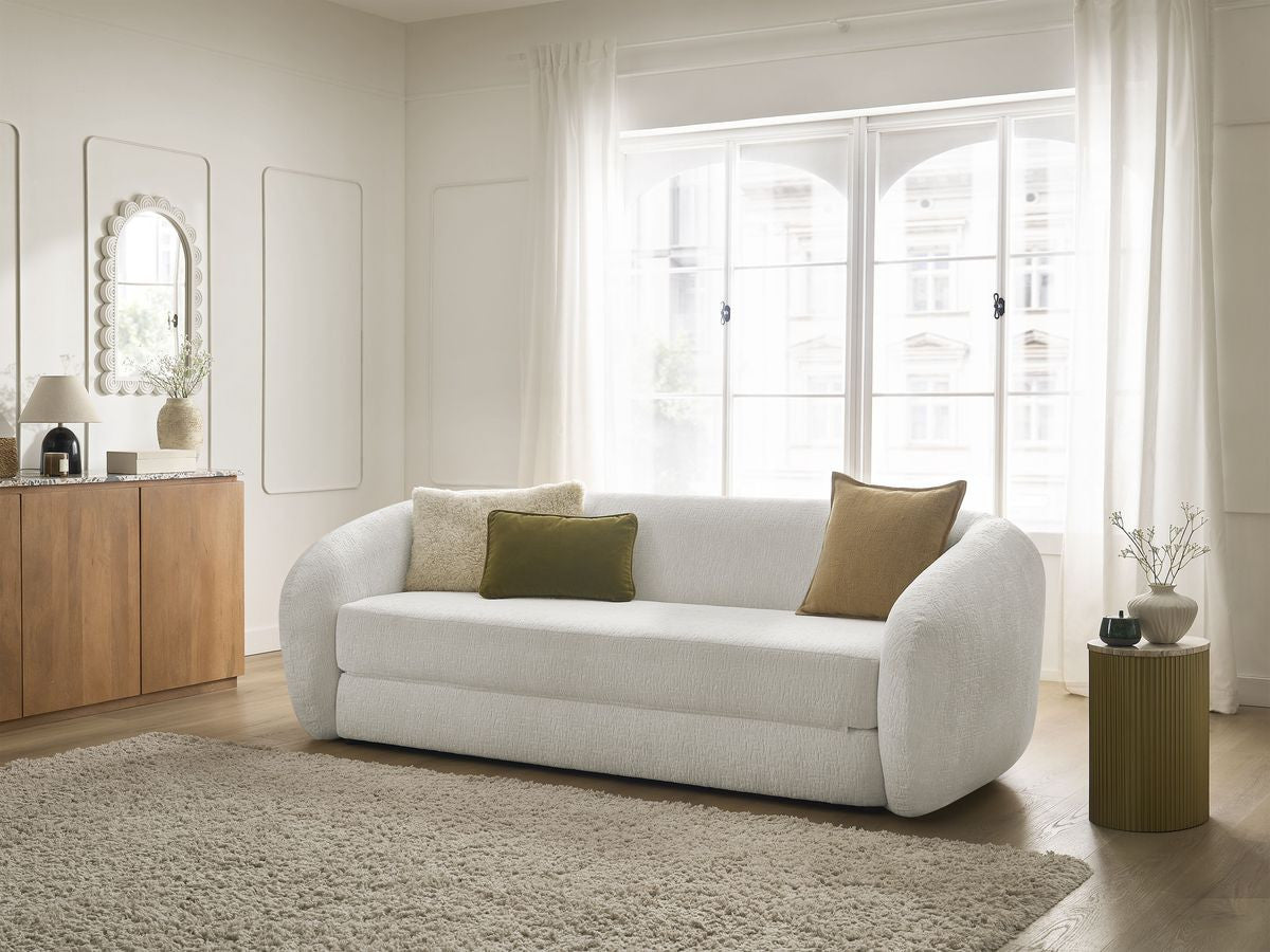 Sofa rozkładana rozkładany system piankowy NEYO tkanina strukturalna
