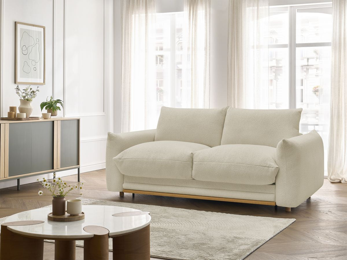 Sofa rozkładana 3-osobowa ERNEST tkanina bukla